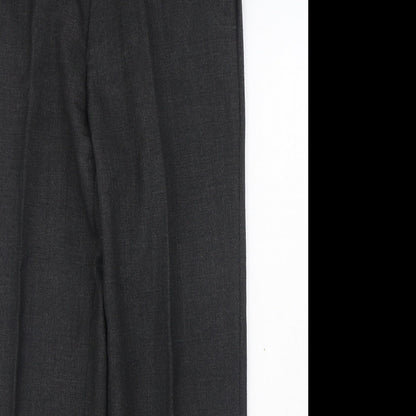 Skopes Womens Grey  Polyester Trousers  Size 34 in L28 in Regular Zip