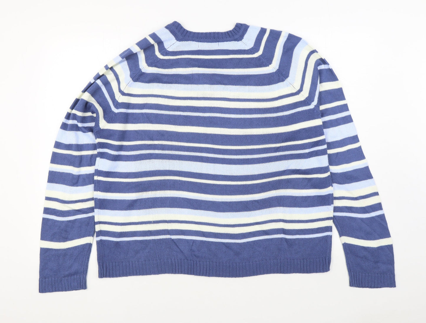 Womens UK Size L Bonmarché Blue Pullover Jumper