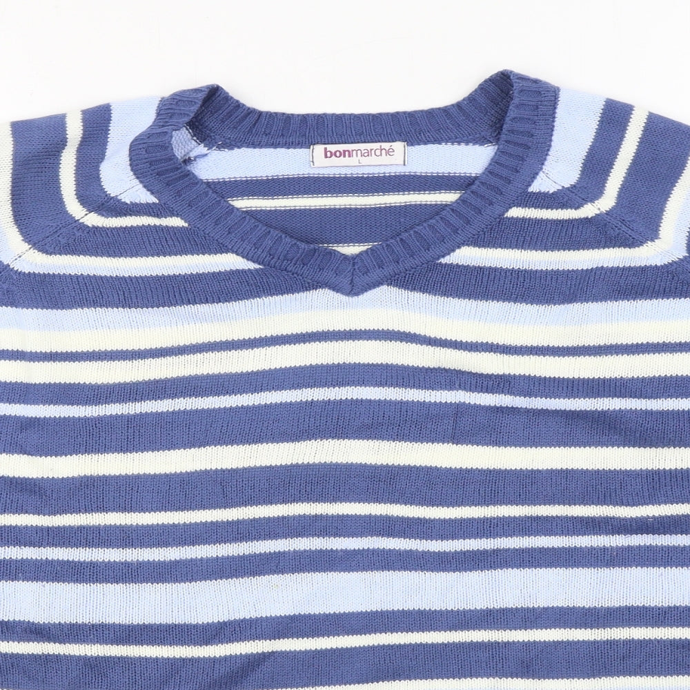 Womens UK Size L Bonmarché Blue Pullover Jumper