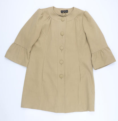 Womens UK Size 14 Wardrobe Beige Overcoat