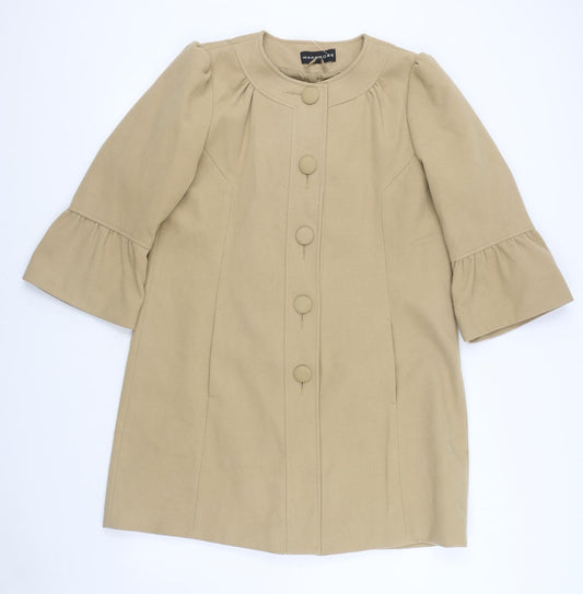 Womens UK Size 14 Wardrobe Beige Overcoat