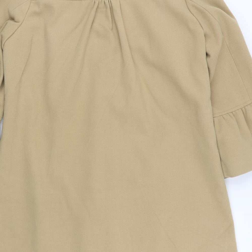 Womens UK Size 14 Wardrobe Beige Overcoat