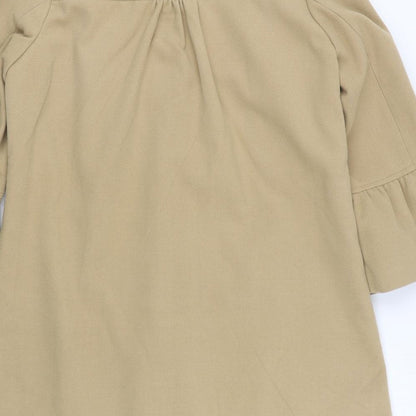 Womens UK Size 14 Wardrobe Beige Overcoat