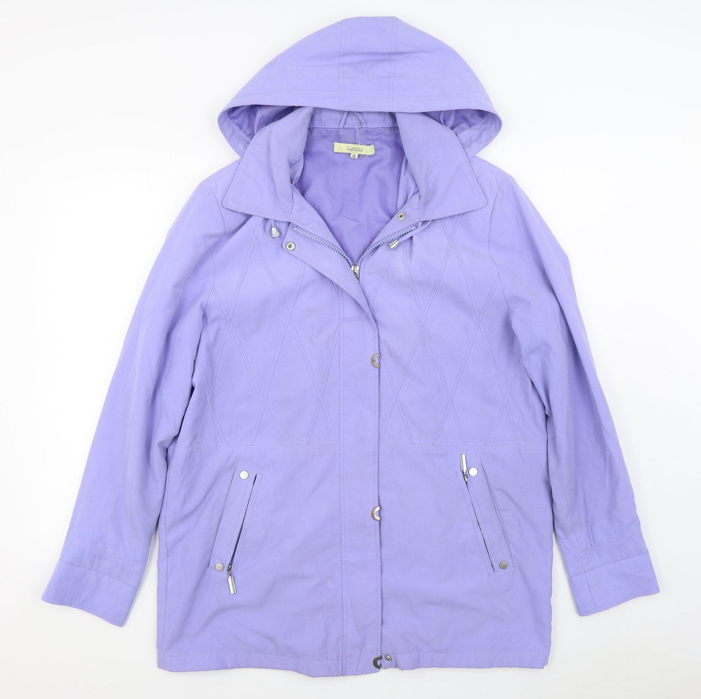 Classics Womens Purple   Jacket  Size 14  Zip