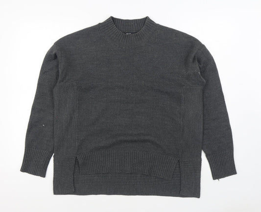 NEXT Mens Grey Round Neck  Acrylic Pullover Jumper Size M