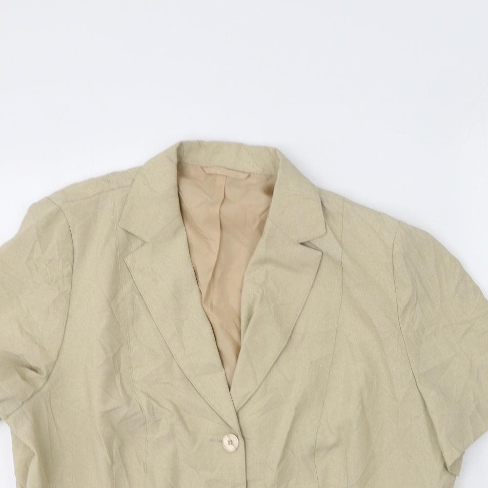 Womens UK Size 20 essence Beige Cardigan Jumper