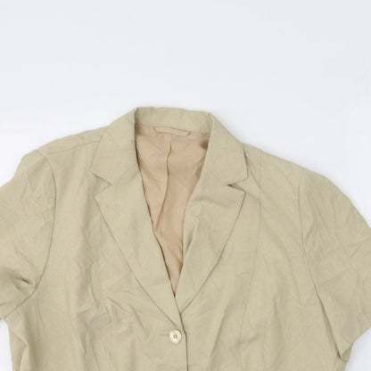 Womens UK Size 20 essence Beige Cardigan Jumper