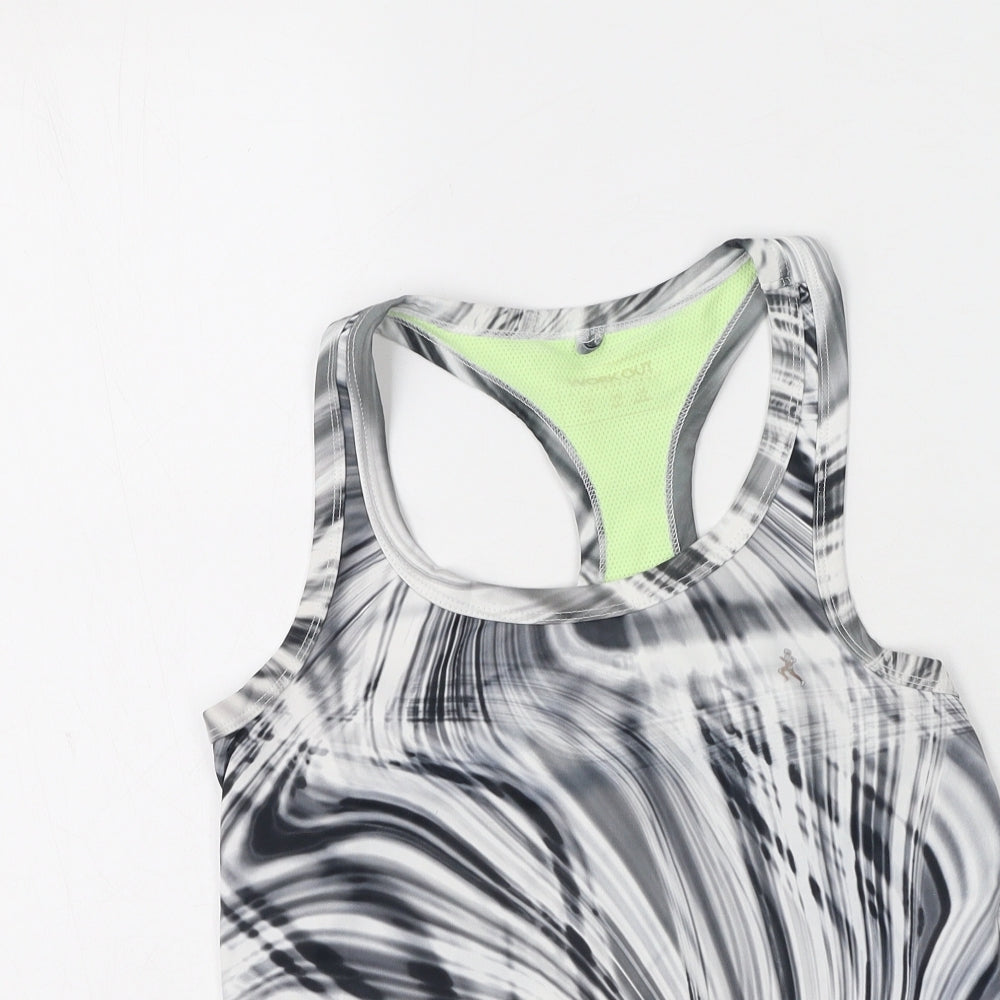 Primark Womens Multicoloured  Polyester Camisole Tank Size 12 Round Neck