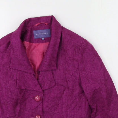Autonomy Womens Purple   Jacket  Size 8