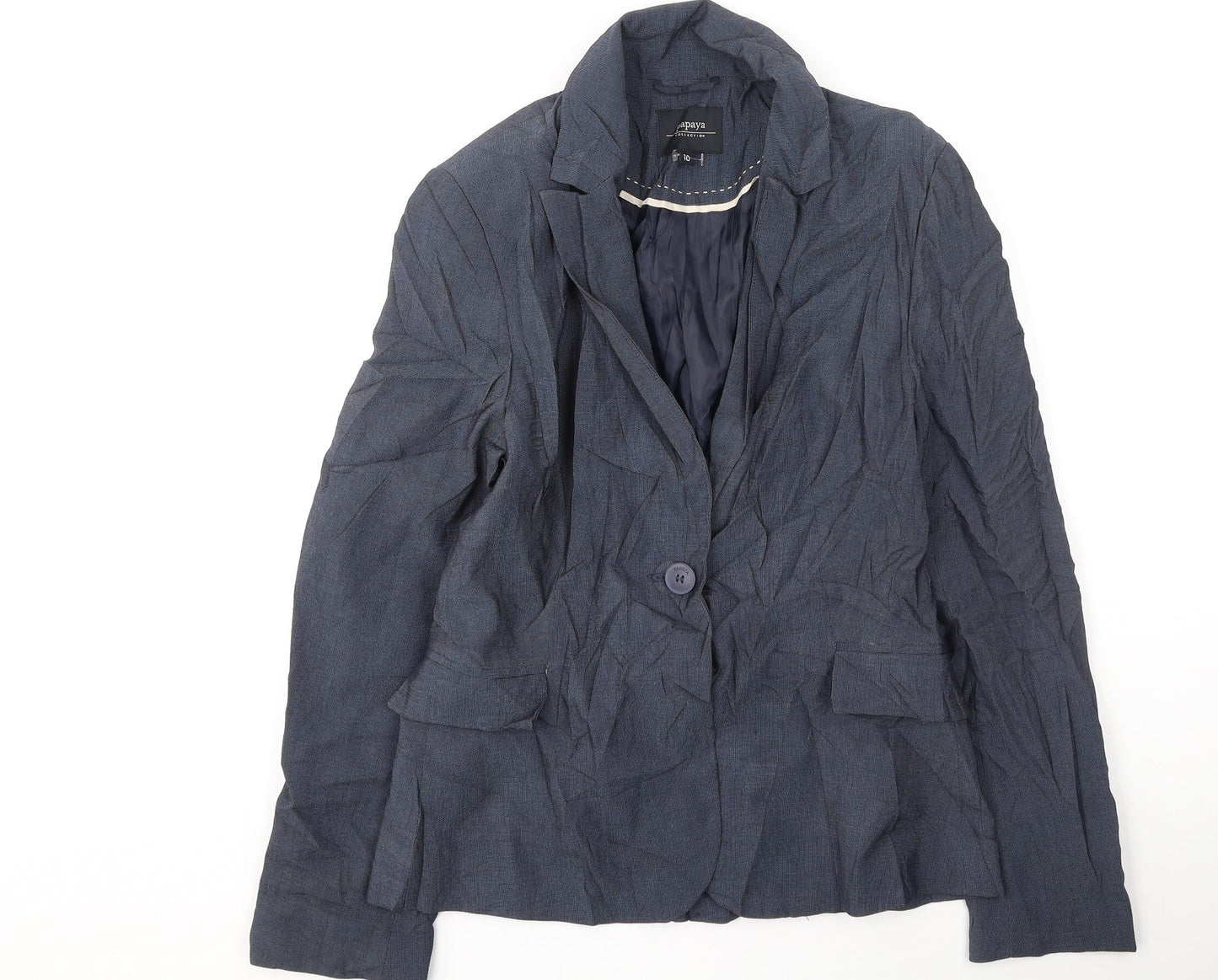 Womens UK Size 10 Papaya Blue Jacket