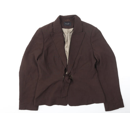 Principles Womens Brown   Jacket  Size 14