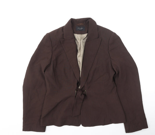 Principles Womens Brown   Jacket  Size 14