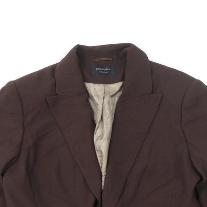 Principles Womens Brown   Jacket  Size 14