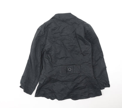 Womens UK Size 10 New Look Grey Jacket