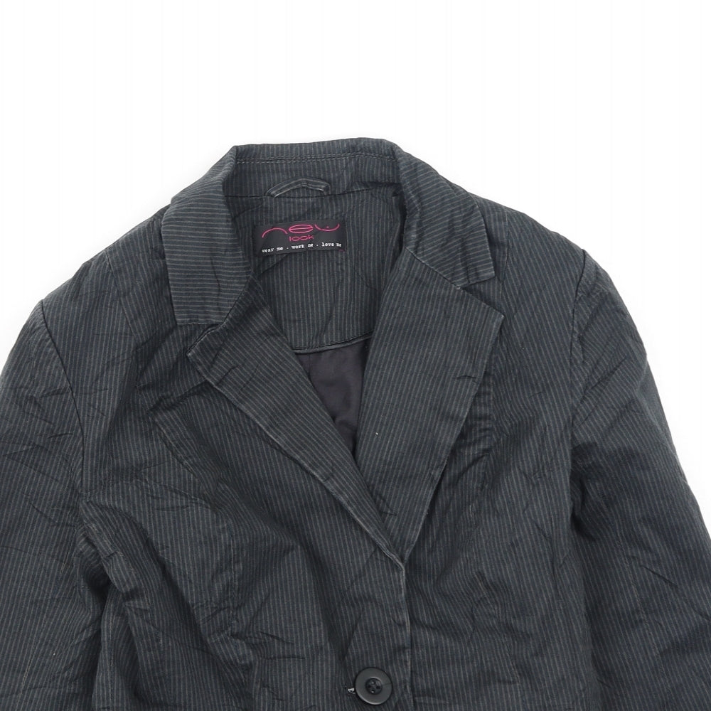 Womens UK Size 10 New Look Grey Jacket
