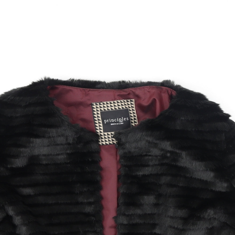 Principles Womens Black   Jacket  Size 14