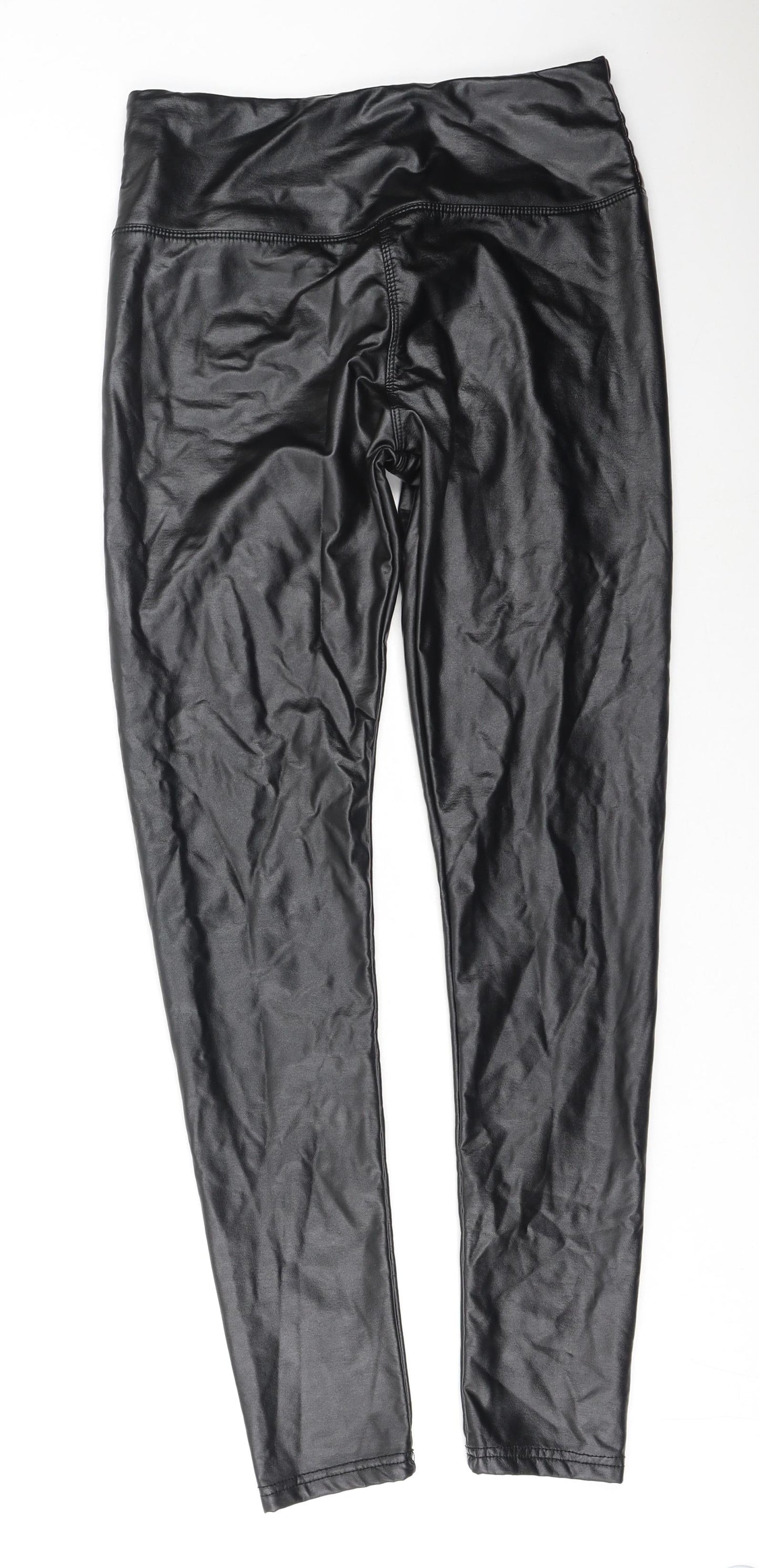 daisie Womens Black  Polyester Jegging Leggings Size L L30 in