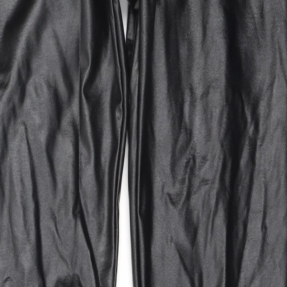 daisie Womens Black  Polyester Jegging Leggings Size L L30 in