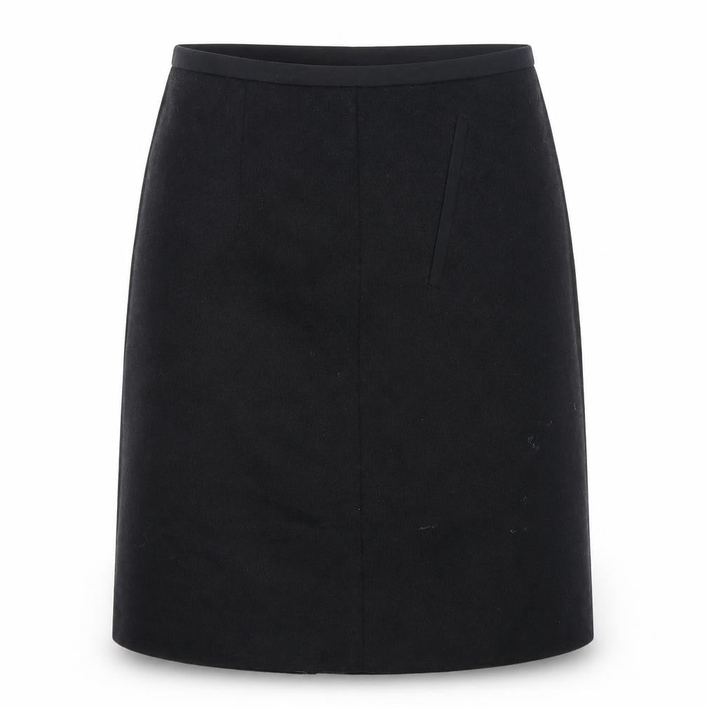 Marks and Spencer Womens Black  Polyester A-Line Skirt Size 8