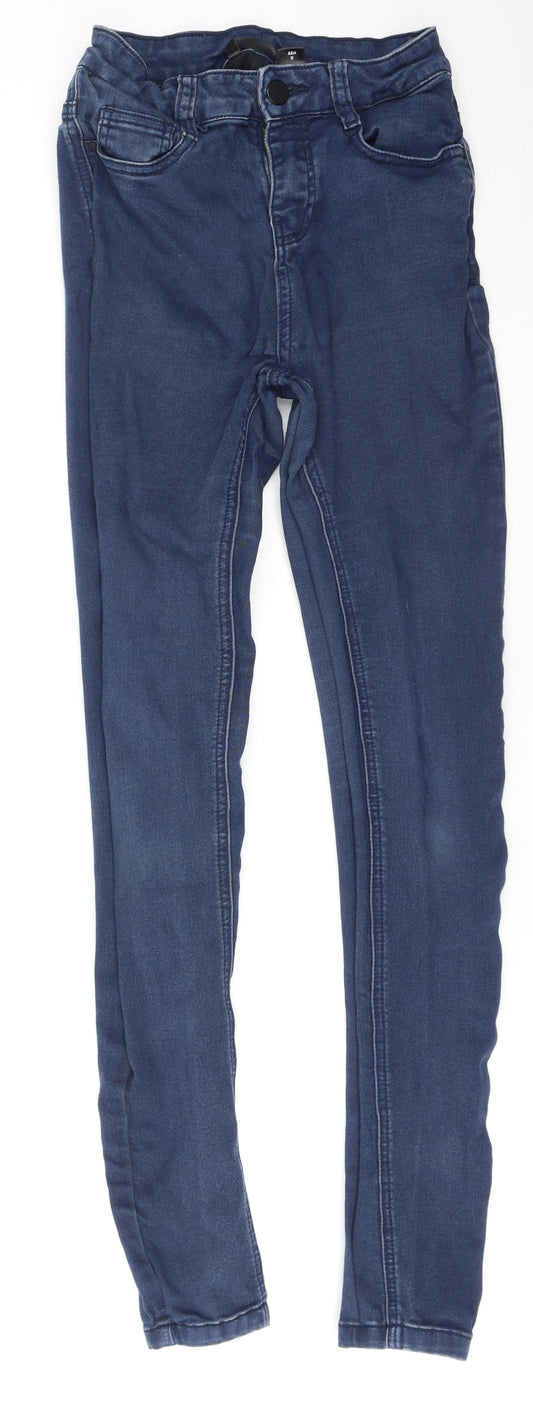 Golddigga Womens Blue  Cotton Skinny Jeans Size 8 L27 in Regular