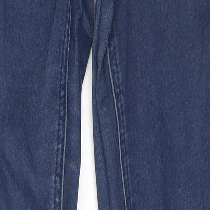 Golddigga Womens Blue  Cotton Skinny Jeans Size 8 L27 in Regular