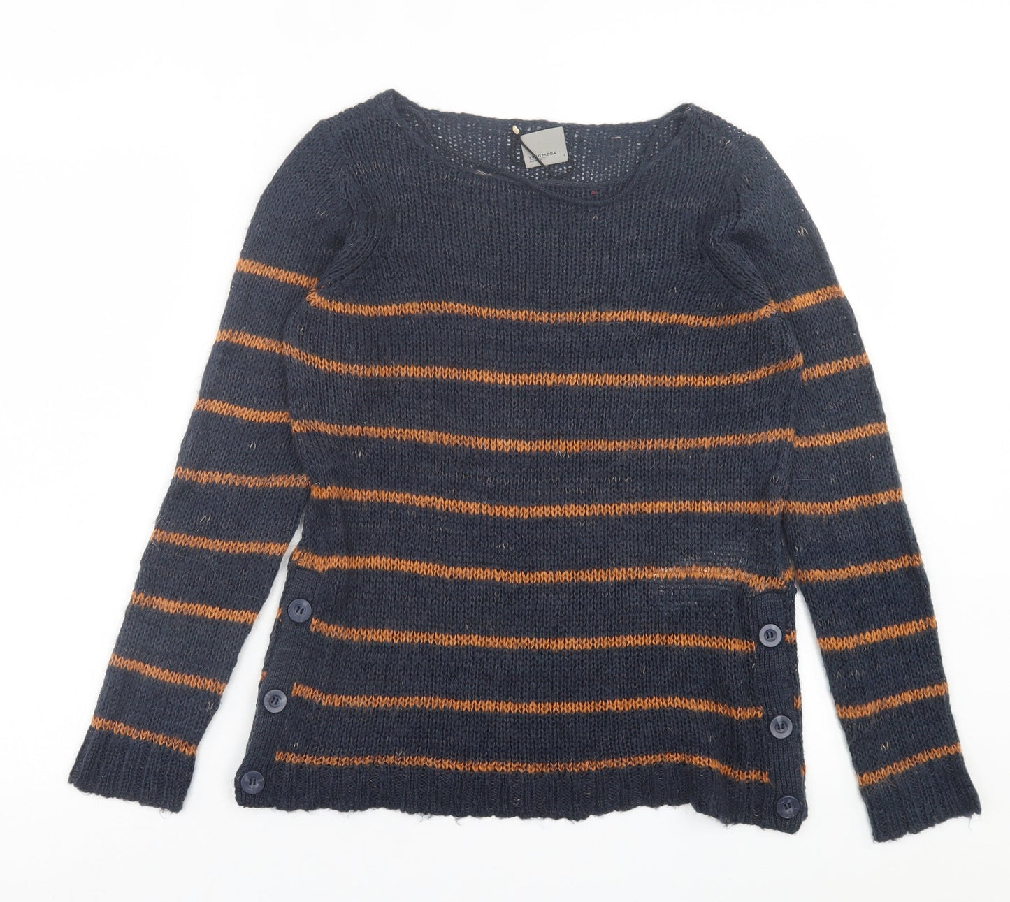 Womens UK Size S VERO MODA Blue Pullover Jumper
