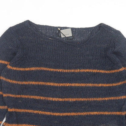 Womens UK Size S VERO MODA Blue Pullover Jumper