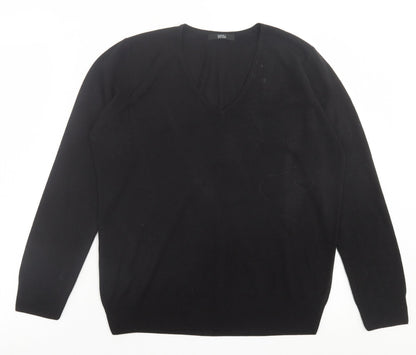 Womens UK Size 12 Marks and Spencer Black Pullover Jumper