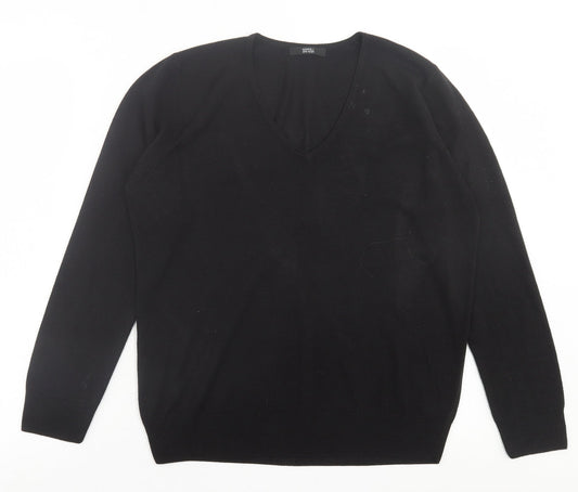 Womens UK Size 12 Marks and Spencer Black Pullover Jumper
