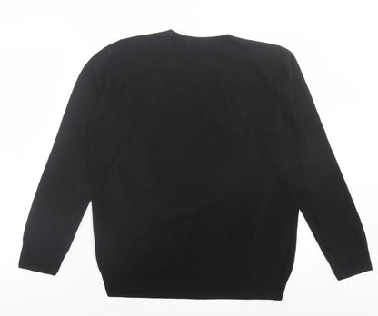 Womens UK Size 12 Marks and Spencer Black Pullover Jumper