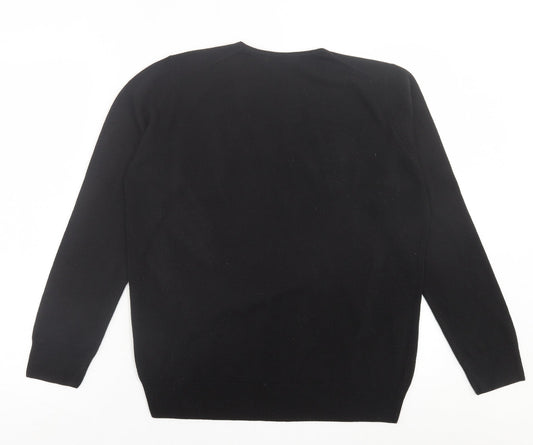Womens UK Size 12 Marks and Spencer Black Pullover Jumper