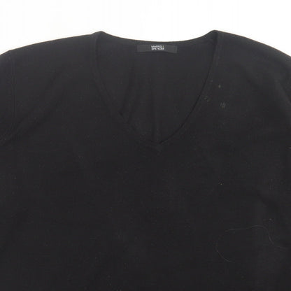 Womens UK Size 12 Marks and Spencer Black Pullover Jumper