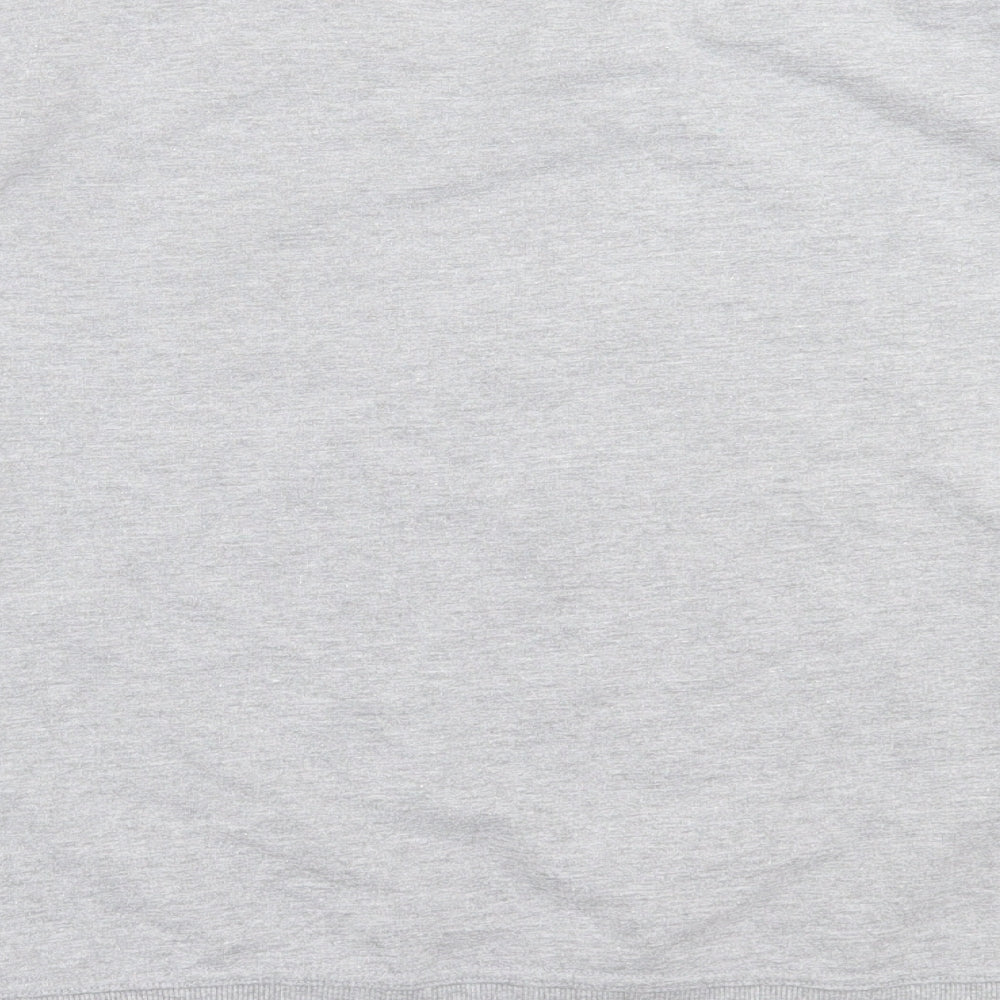 Peacocks Womens Grey  Cotton Pullover Sweatshirt Size L  Pullover