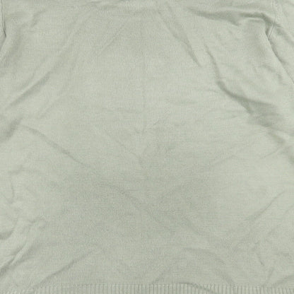 Original Womens Green Boat Neck  Acrylic Pullover Jumper Size 16