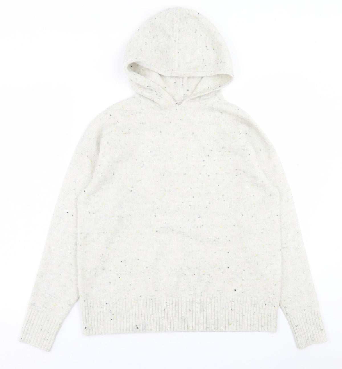 TU Womens Grey  Acrylic Pullover Hoodie Size S  Pullover