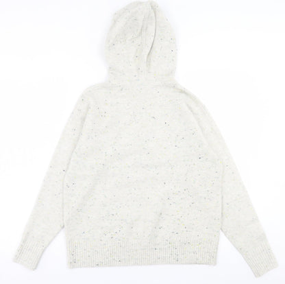 TU Womens Grey  Acrylic Pullover Hoodie Size S  Pullover