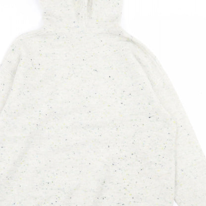 TU Womens Grey  Acrylic Pullover Hoodie Size S  Pullover