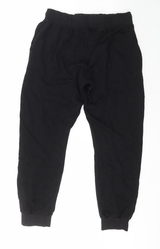 Womens UK Size M Pep&Co Regular Fit Jogger Black Trousers