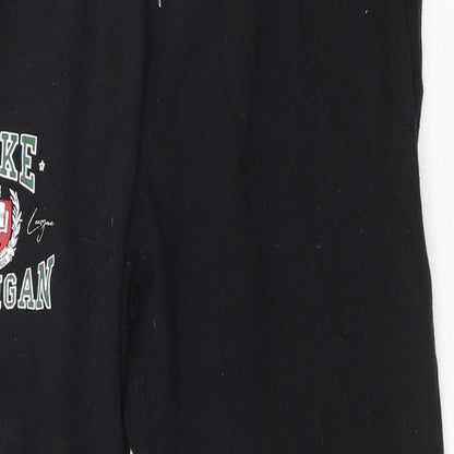 Womens UK Size M Pep&Co Regular Fit Jogger Black Trousers