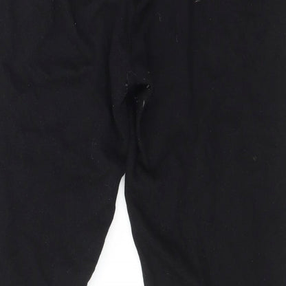 Womens UK Size M Pep&Co Regular Fit Jogger Black Trousers
