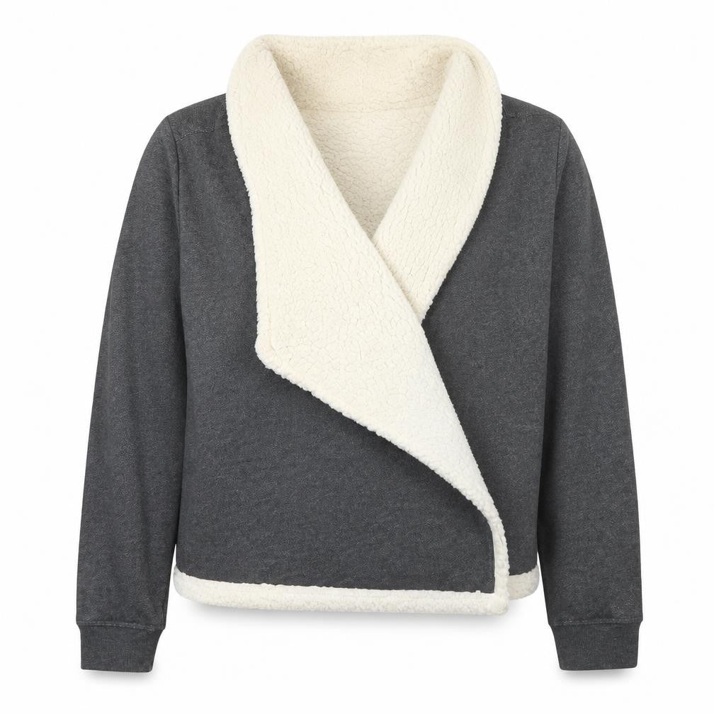 Womens UK Size M Derek Heart Grey Cardigan Jumper
