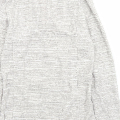 Quechua Womens Grey Collared  Polyester Pullover Jumper Size S