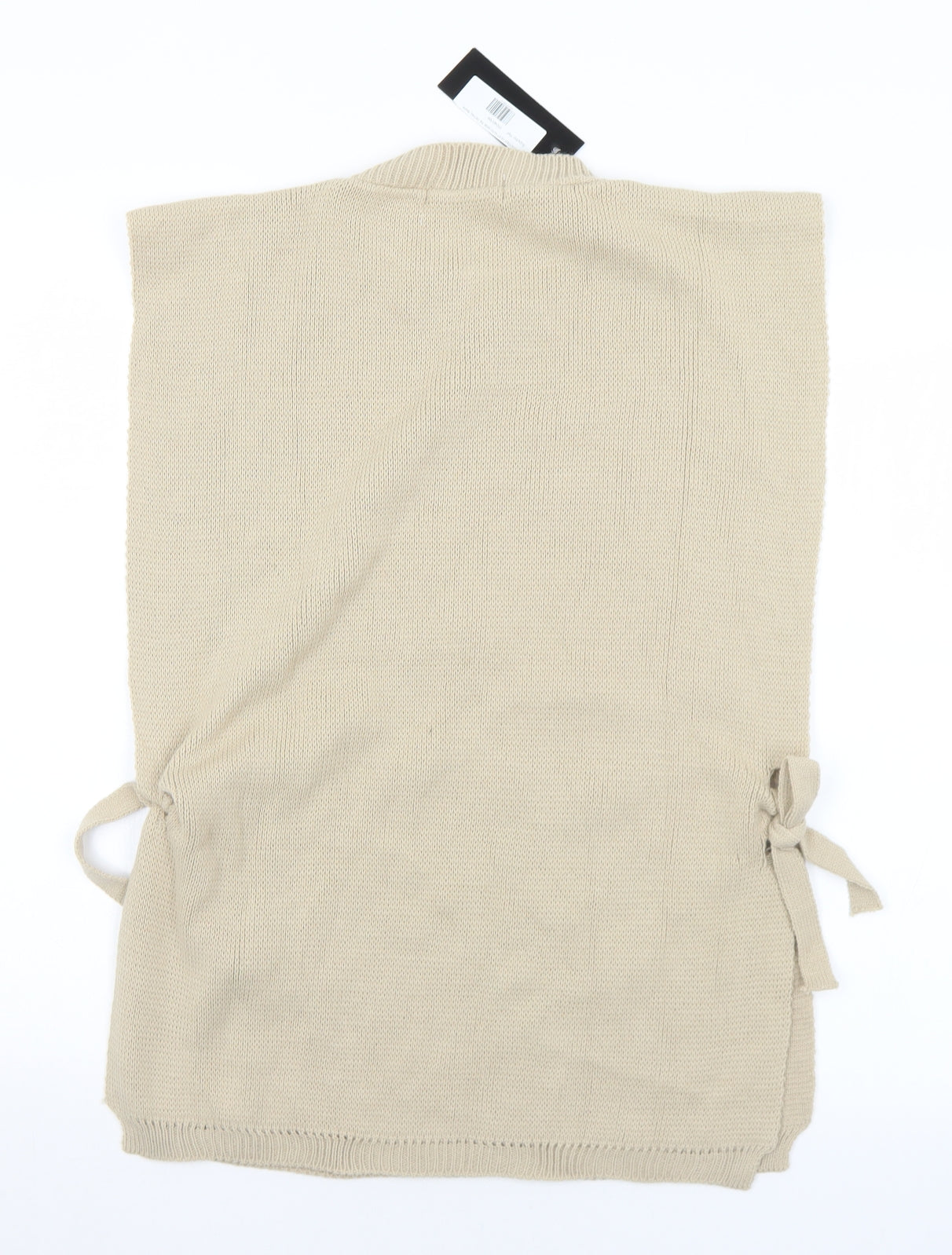 Womens UK Size S PINK Beige Shrug Jumper