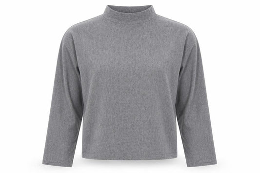 Womens UK Size S New Look Grey Pullover Jumper