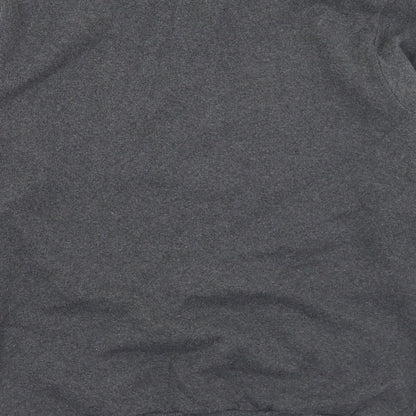 Adolescent Mens Grey  Polyester Pullover Sweatshirt Size M   - Let it snow