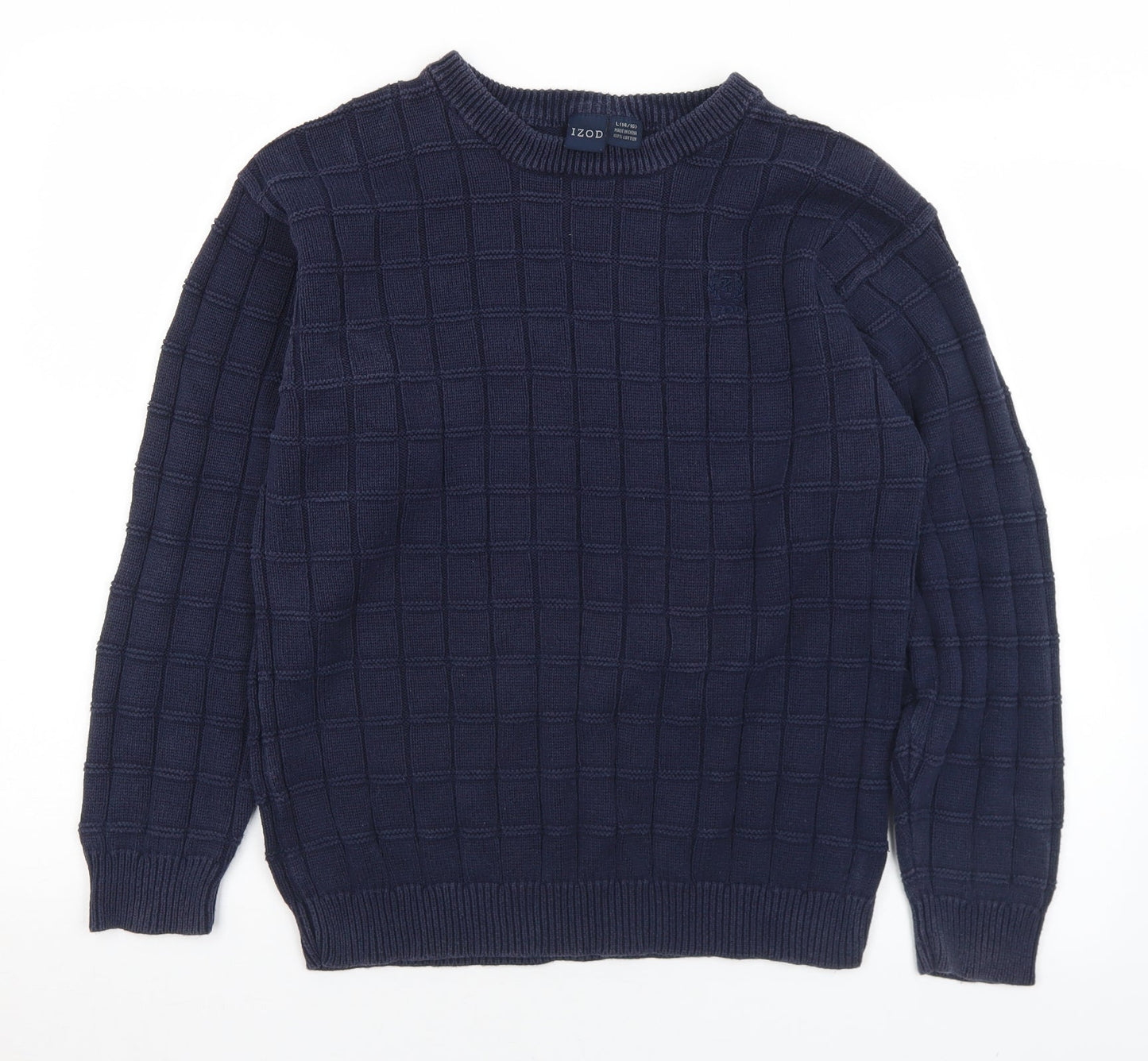 Womens UK Size 14 IZOD Blue Pullover Jumper