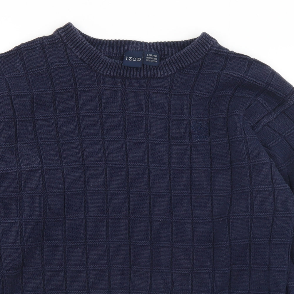 Womens UK Size 14 IZOD Blue Pullover Jumper