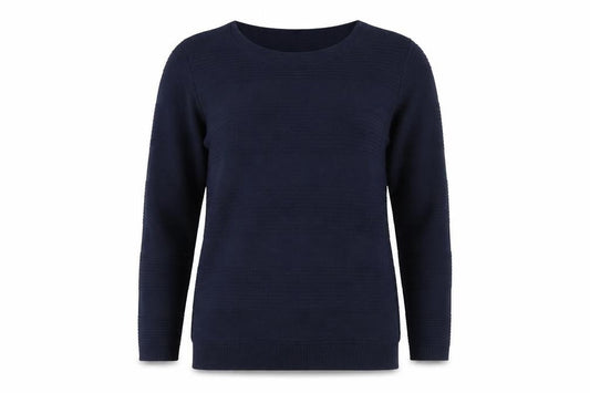 Womens UK Size 10 AFIBEL Blue Pullover Jumper