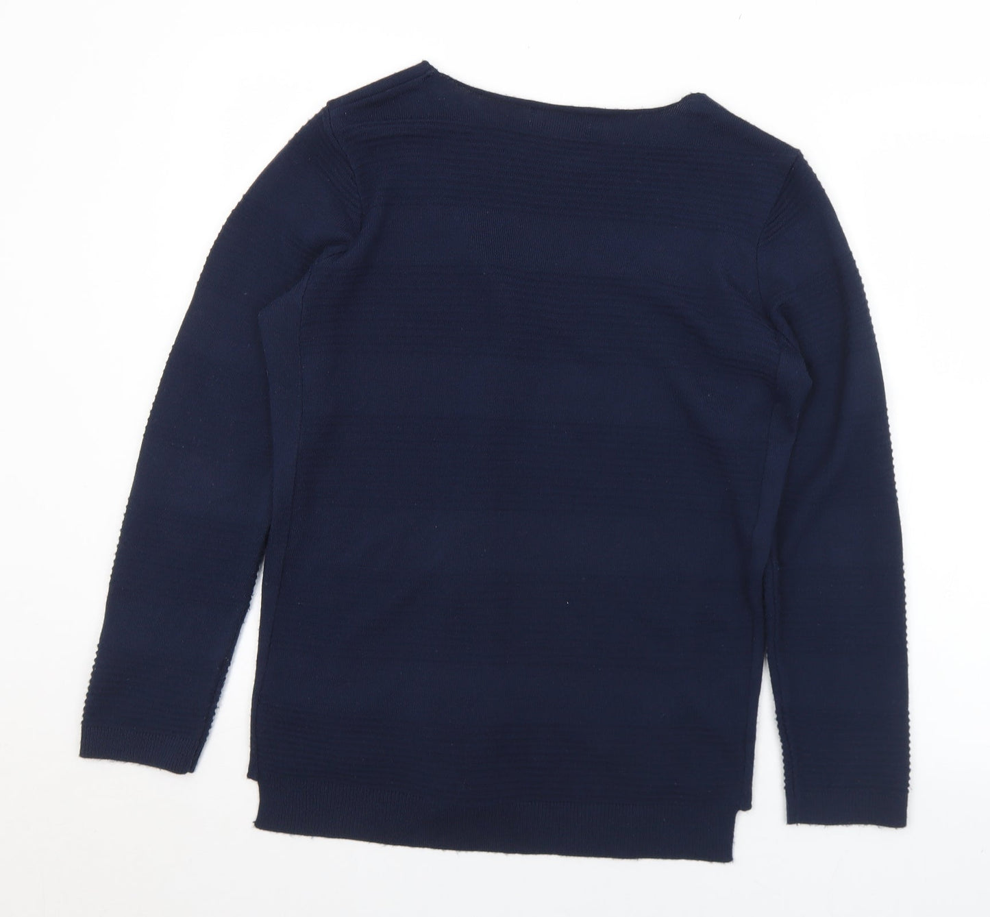 Womens UK Size 10 AFIBEL Blue Pullover Jumper