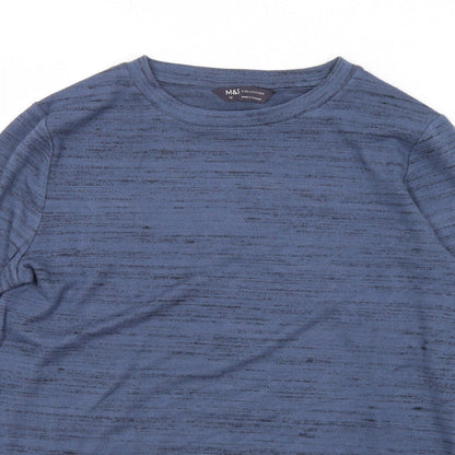 Womens UK Size 10 Marks and Spencer Blue Pullover Jumper